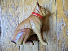 Antique Vintage 1920's No. 826 Hubley Cast Iron Still Bank Boxer Dog Bulldog Old