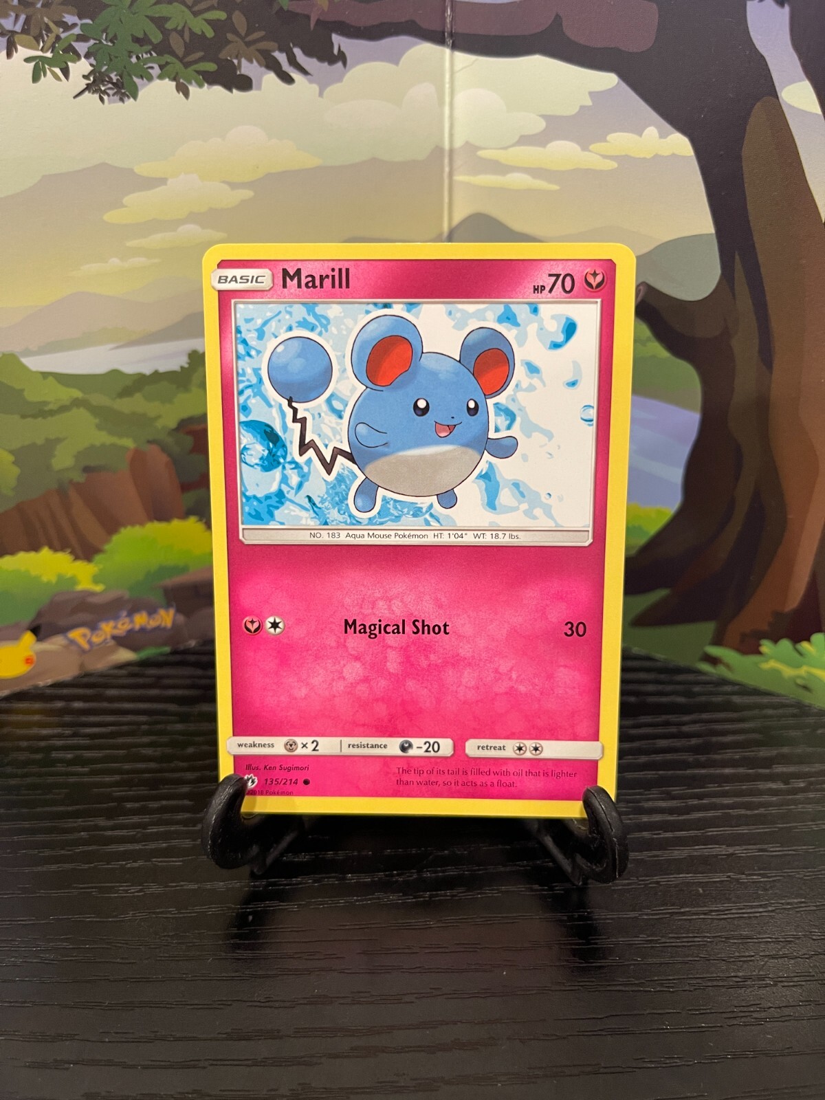 Marill 135/214 - Lost Thunder - Common - Pokemon Card TCG - LP