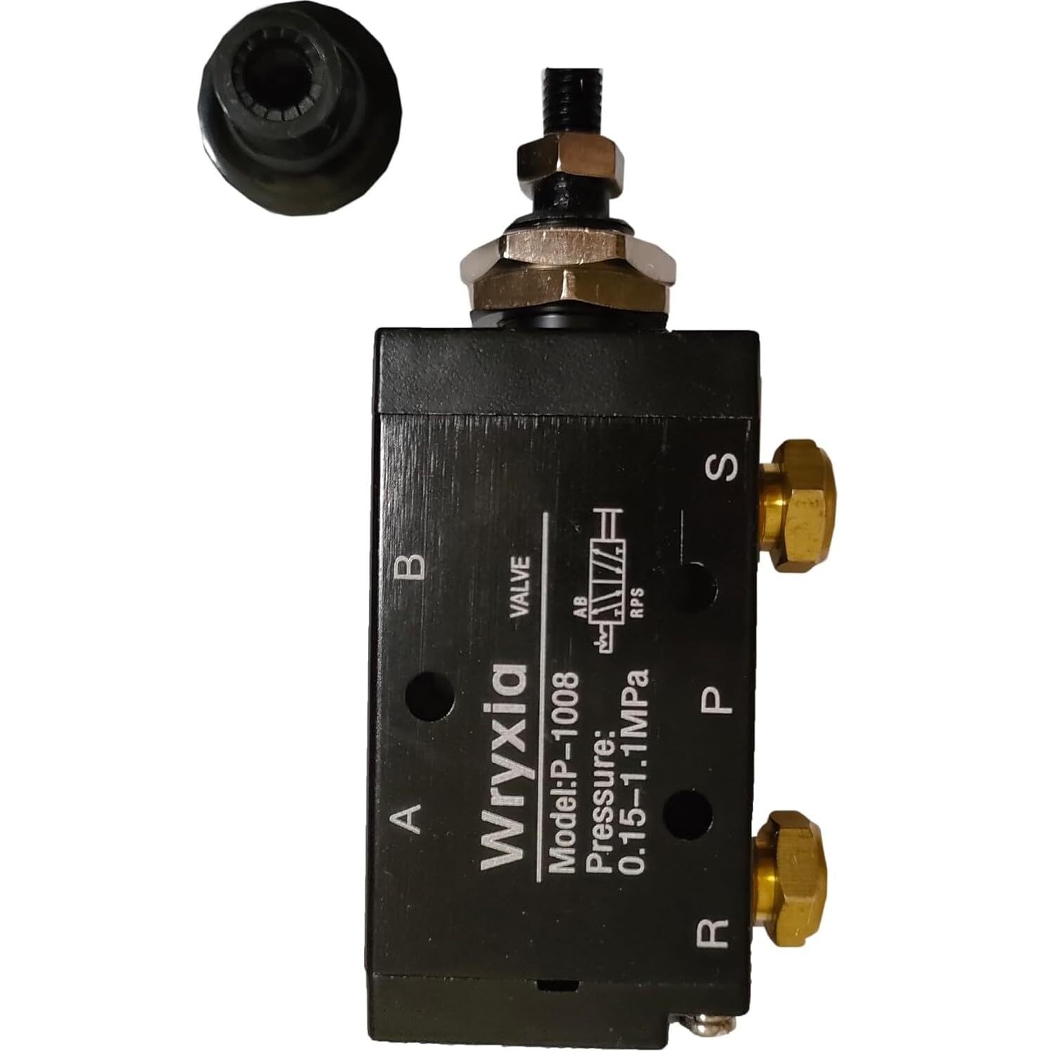 Air Valve Push-Pull 4 Way 2 Position Manual Dump Truck Tailgate Valve ...