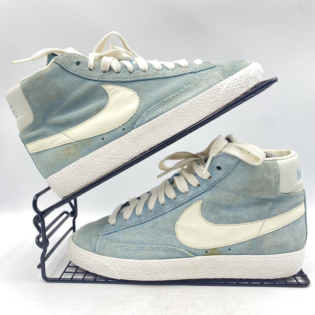 White Blazer High Blue Suede Nike Blazer High Blue Suede On Sale