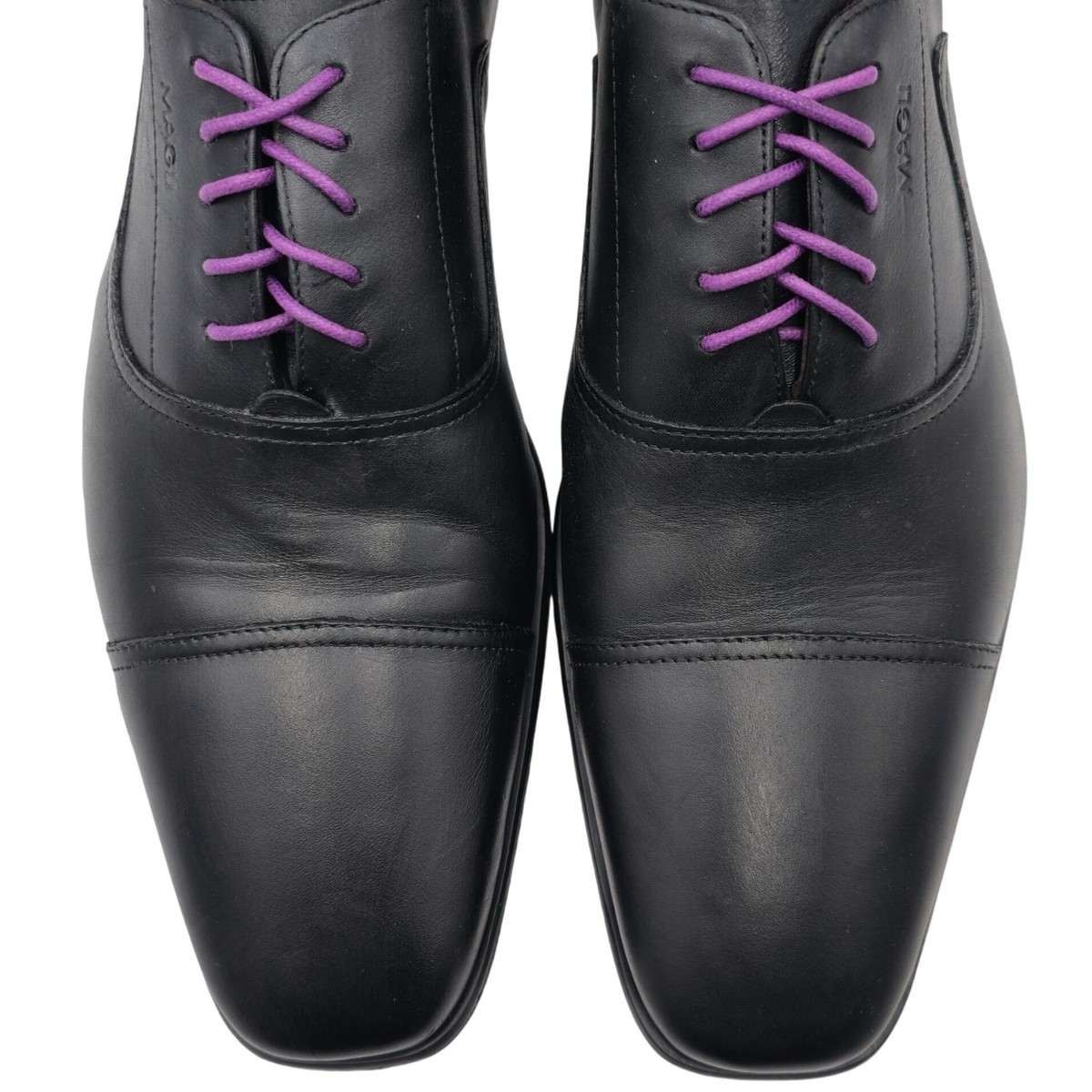 Bruno Magli Dress Shoes Mens 11 Black Leather Derby Formal Italian Luxury EU 44 Ricardo Oxford – Bruno Magli main image 3