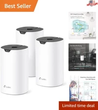 Advanced Deco S4 Mesh WiFi 3-Pack - Alexa Compatible, Gigabit Ports, Easy Setup