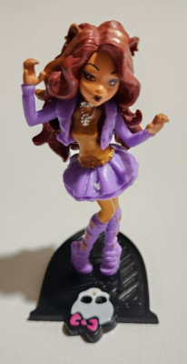 2013 Mattel Monster High Figure Clawdeen Wolf Purple 4 in.