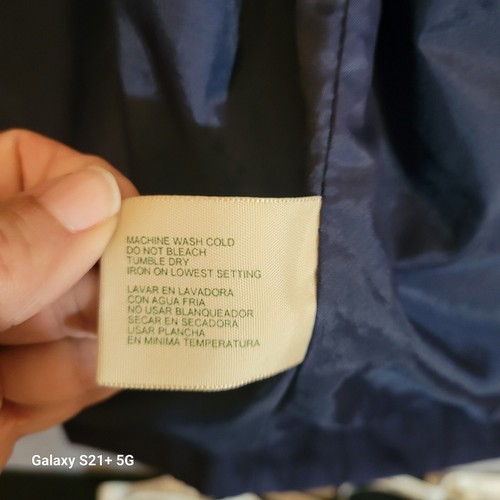 Abrigo/Chaqueta con Capucha St Johns Bay Talla Pequeña Azul Lluvia Viento Cálido Capucha Talla S - Imagen 11 de 15