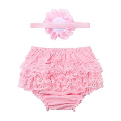 Girls Boys Outfits Birthday Bloomers Cake Smash Ruffled Diaper Cover Photo Props - 第 11/54 張圖片