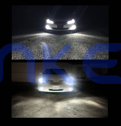 FOR Citroen C2 Super White LED Xenon HID High/Low/Fog/Side Headlight Bulbs Set - Picture 5 of 12