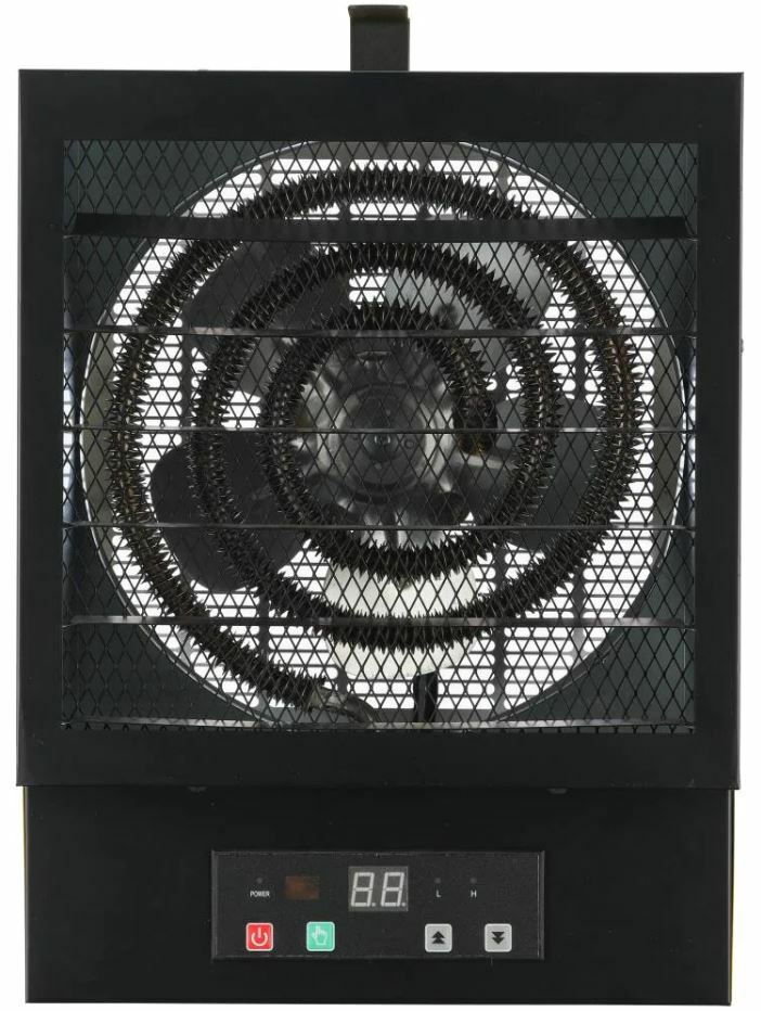 Dura Heat Remote Control Electric Garage 34K Heater Yellow EWH9600