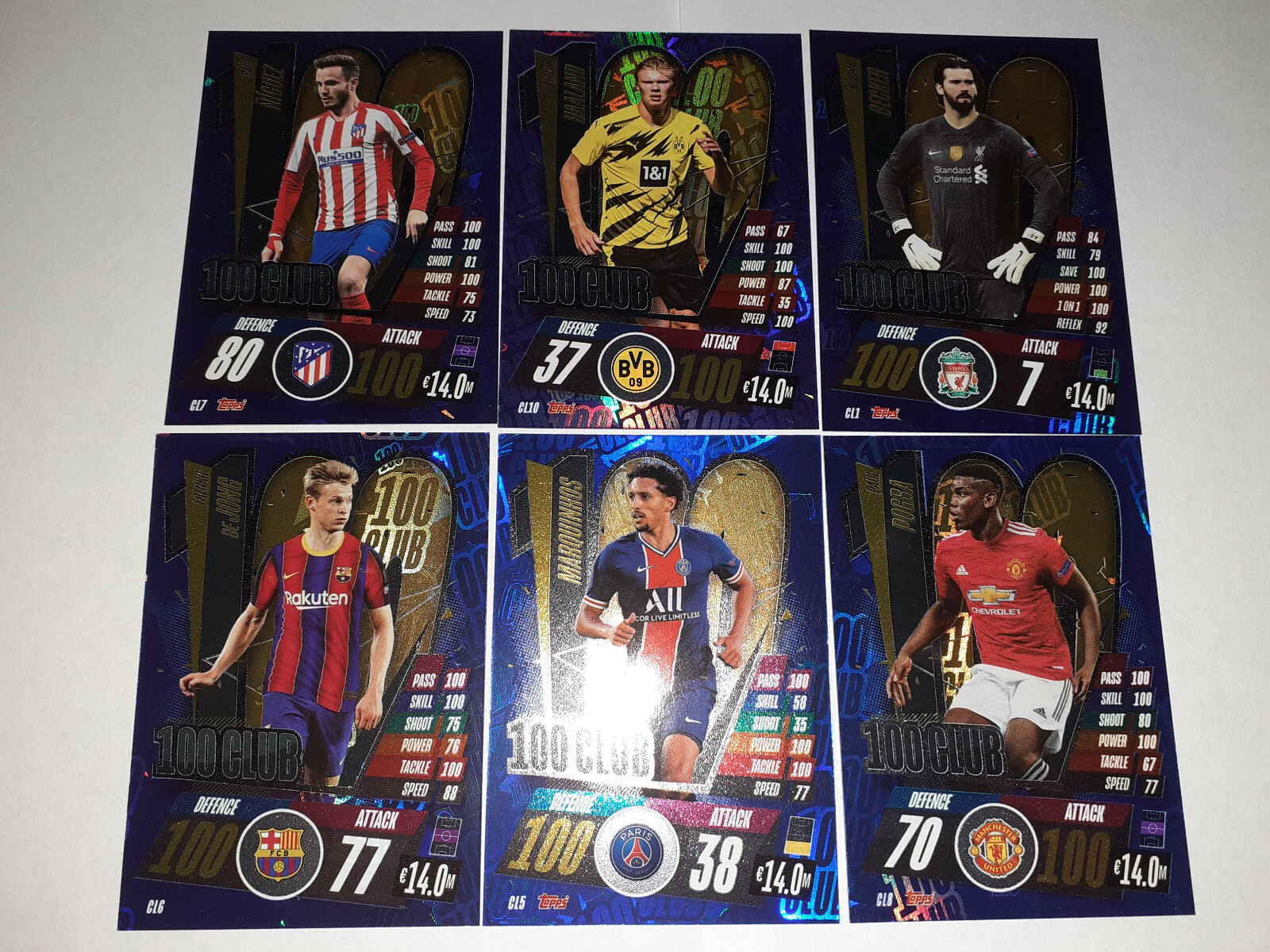 match-attax-champions-league-2020-2021-rare-100-club-cards-ebay