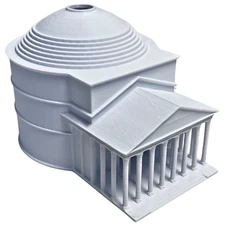 Pantheon Model – Detailed Miniature Roman Architecture - Rome Landmark