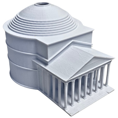 Pantheon Model   Detailed Miniature Roman Architecture - Rome Landmark