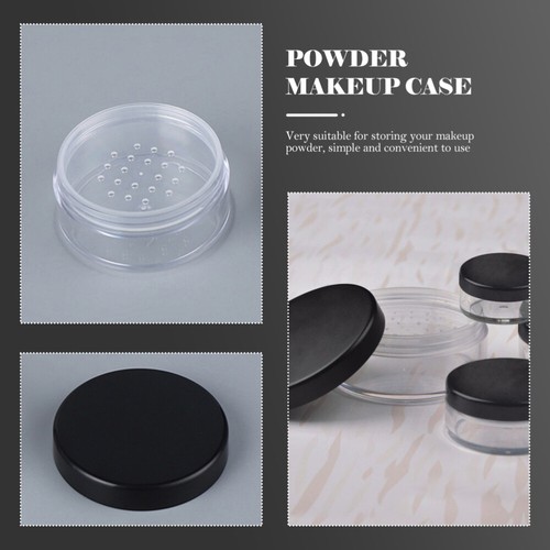 8 Pcs Powder Box Loose Empty Containers Bulk Makeup Compact Case with Puff - Picture 7 of 12