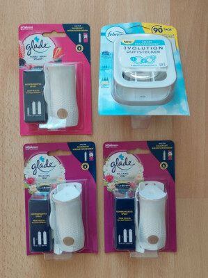 Glade - 3x Touch & Fresh (Relaxing Zen + Bubbly Berry Splash) & 1x Frebreze -NEU