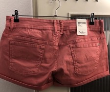 Pepe Jeans Kurzhose Gr.W34 in,wie Neu,,Damen,Boyfriend,Hellrot,Sommer,ungetragen