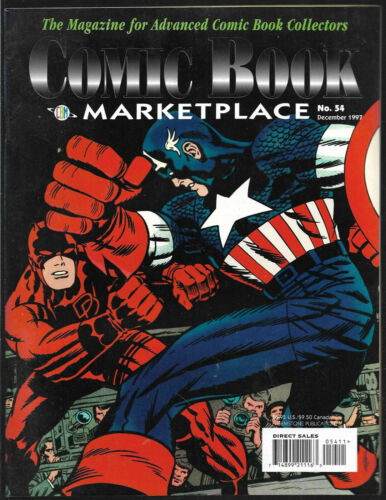 COMIC BOOK MARKETPLACE #54 (Golden Age Captain America) Jack Kirby - Afbeelding 1 van 1