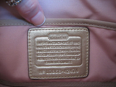 COACH PARKER Straw Clutch Wallet Purse Bag-42474-NICE | eBay
