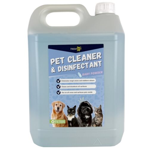 5L FRESH 365 Pet Disinfectant & Animal Kennel Odour Remover Dog Cat Pet Safe - Picture 12 of 26