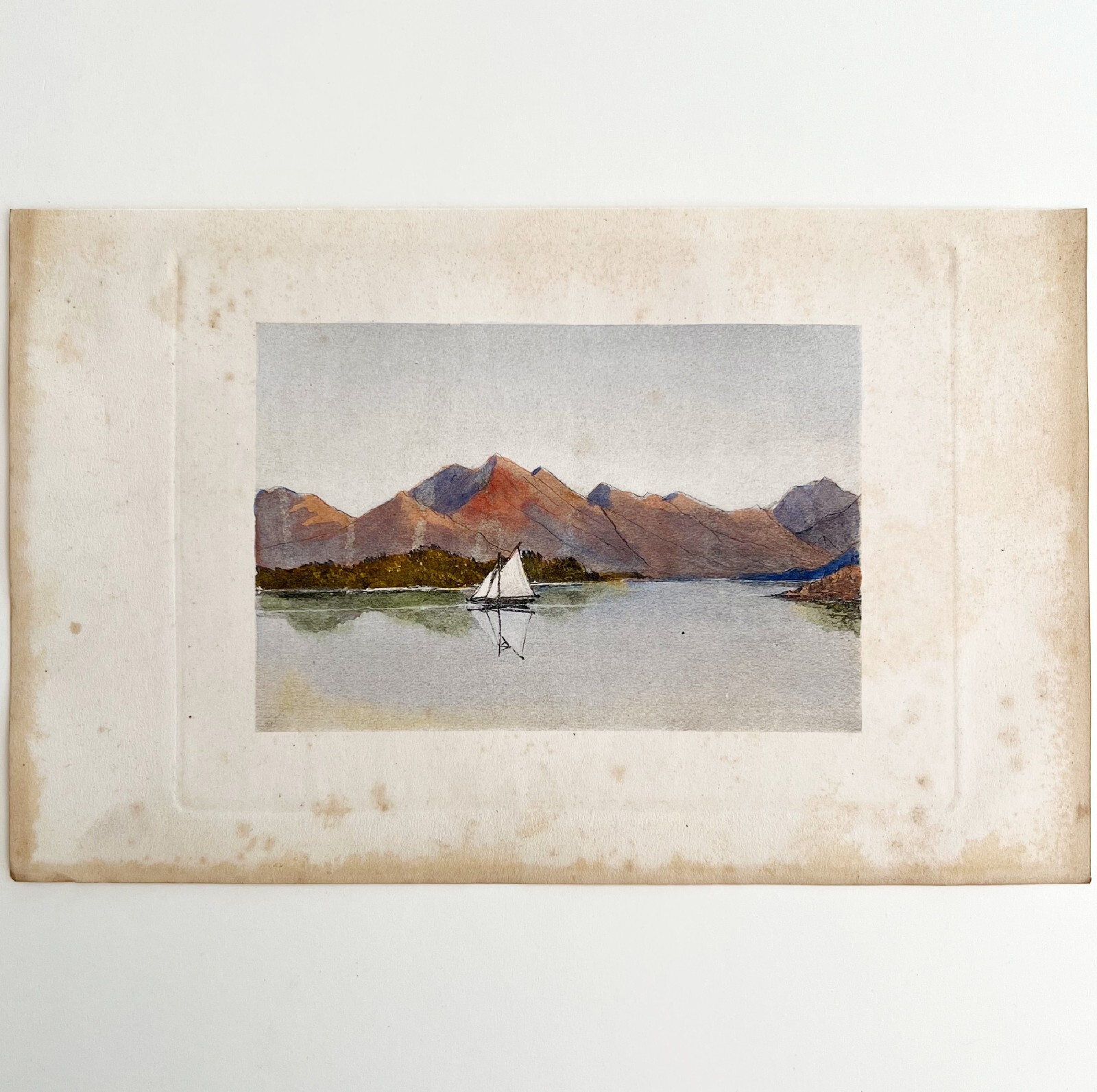Scottish Highlands And Lochs 2 1898 Scotland Colorplate Nautical Art DWS3A eBay