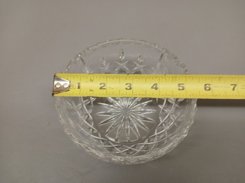 Vintage Gorham Full Lead Crystal Glass Candy Dish With Box - Picture 5 of 5
