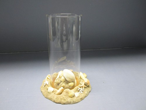 Yankee Candle co Floating Candle Beach Themed Candle Holder Sea Shells Sand - Picture 4 of 13