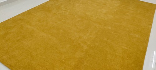 Premium Quality Gold Hand Tufted Soft Woolen Customize Authentic Rugs - Picture 5 of 11