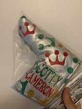 Brand New 2018 Scotty Cameron Holiday Wrapping Paper Blade Putter HC Mini Crowns