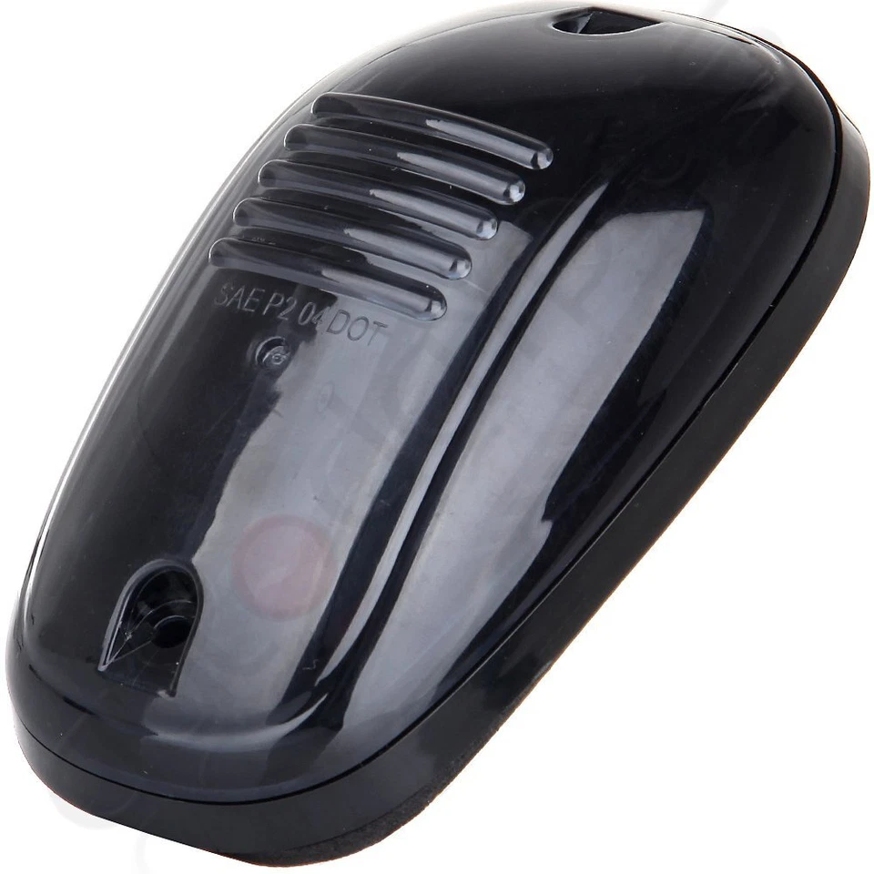 5 luces de circulación marcadoras de techo de cabina superior de humo + 5 LED verdes para Dodge Ram 03-16 Foto 3 de 4