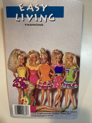 Barbie easy living fashions Mattel 860 Neon Colors Neon Green