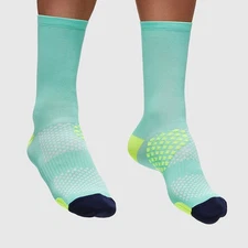Pro Women Men Cycling Socks Riding Sports Ankle Socks XC Road Bicycle Socks Cyan