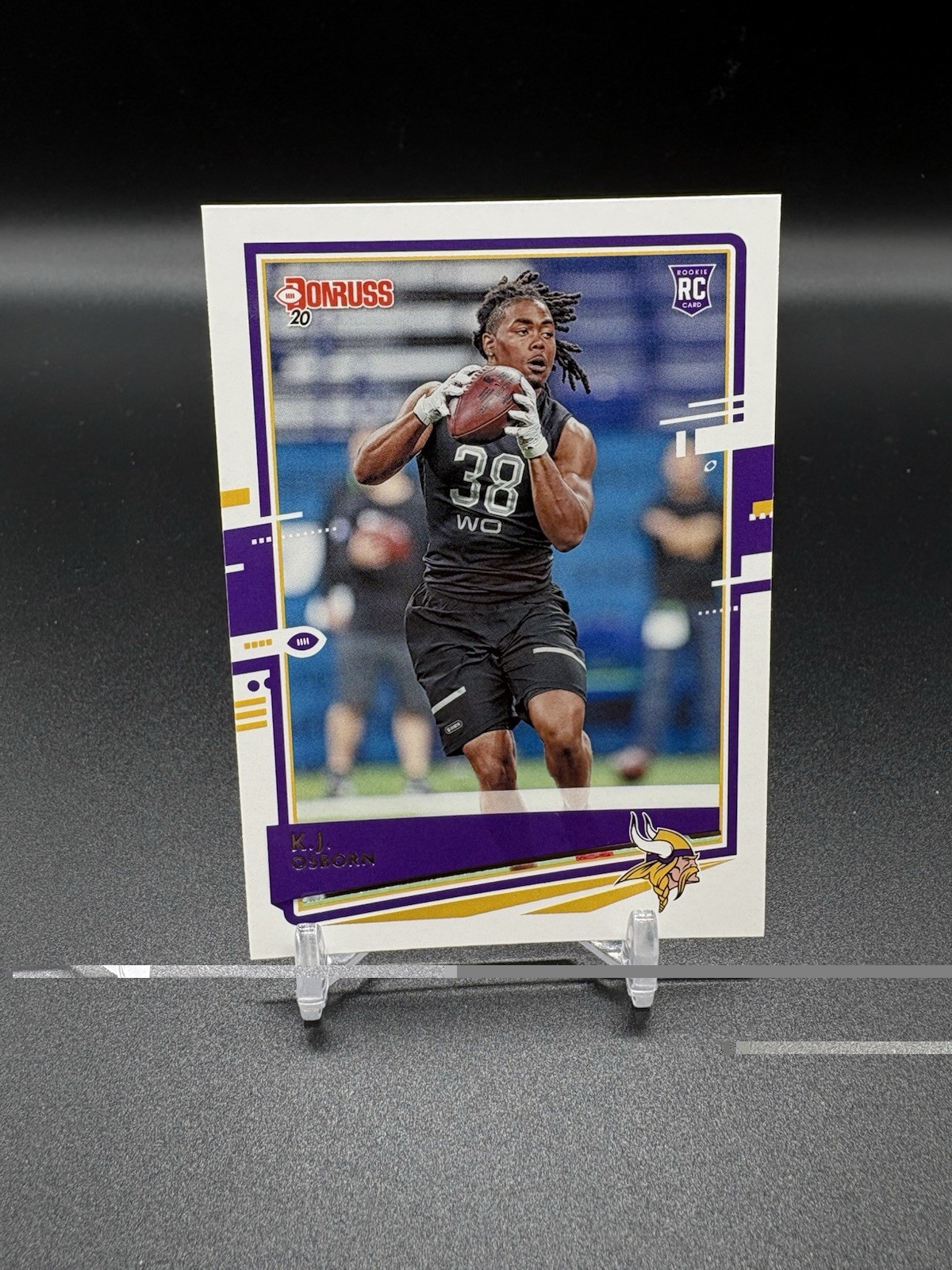 K.J. Osborn 2020 Panini Donruss Rookie RC #252 - Minnesota Vikings
