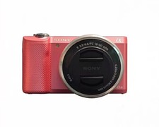 Near Mint Sony Alpha a5000 Pink Mirrorless 16-50mm Lens English Digital Camera