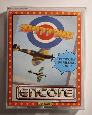 SPITFIRE - RARE Encore Original - Commodore 64 C64 C128 - GETESTET Siehe Fotos