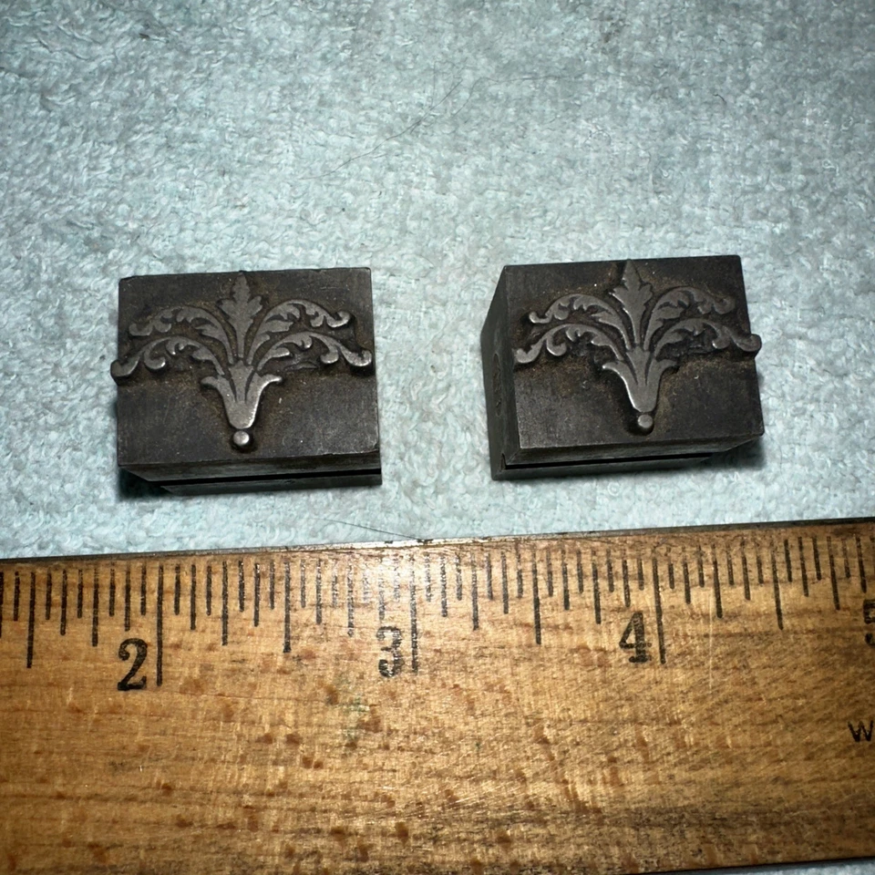 "Декоративные декоративные растения печатные блоки??" Красивые детали! Свинцовые блоки - Изображение 2 из 4