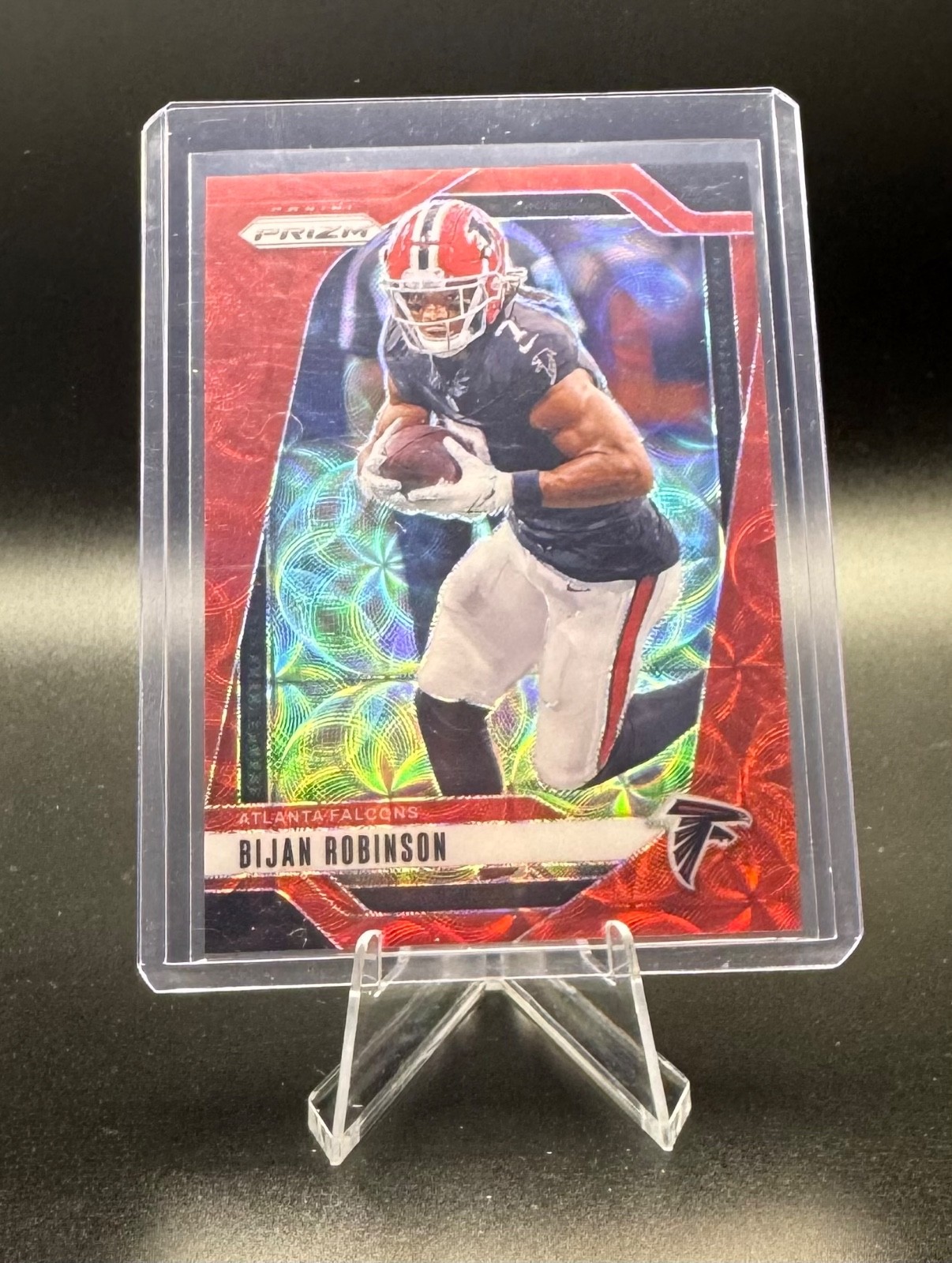 2024 Panini Prizm - Bijan Robinson #11 Red Scope Prizm /20