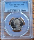 1976-S Silver Washington Quarter PCGS PR69DCAM Proof San Francisco