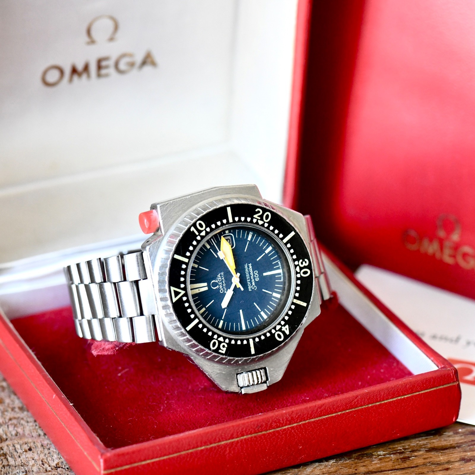 Omega Ploprof Seamaster 600 Deep Sea Diver's Watch Vintage 1970s 166.077 - Boxed