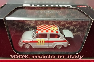 Brumm Fiat Abarth 1000 Limousine #30 Baghetti 4h Monza 1966 1:43 R369