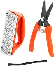 Hoof Trimmers and Mini Rasp Set 7in Goat Sheep Hoof File Garden Pruning Tool Kit