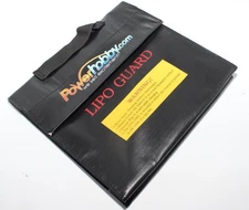 PowerHobby RC Lipo Battery Fireproof Saftey  Safe Charge Charging Sack Bag Me...