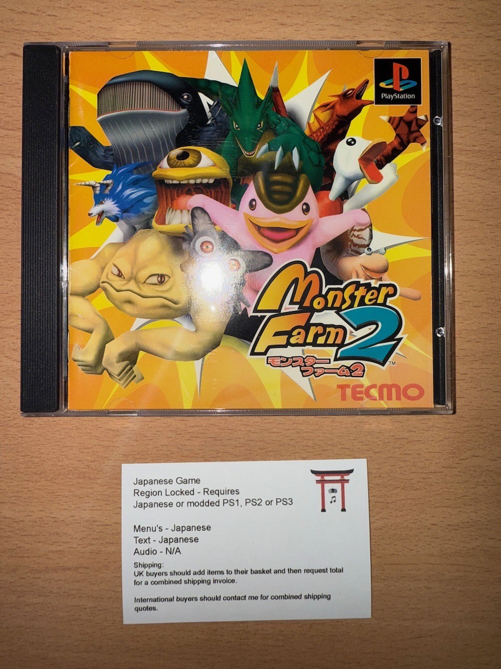 Monster Farm 2 - Japanese NTSC-J PS1 Playstation 1