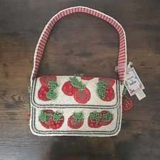 New Release Viral Beaded Tomato Garden Bag Handcrafted in India   