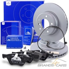 ATE BREMSSCHEIBEN +BREMSBELÄGE +KONTAKT VORNE FÜR BMW 5-ER E60 LIMO E61 KOMBI