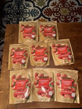 Lot Of 8 Love Beauty  Planet Beloved Bath Salts 15 Oz Strawberry  Brown Sugar