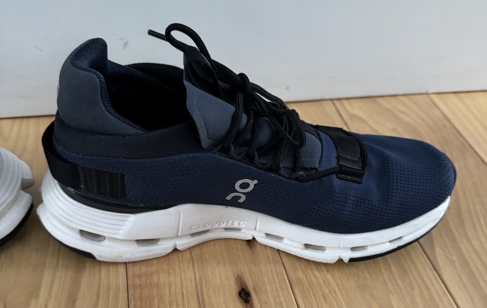 On Cloudnova Navy White Cloudtec Running Shoes  W… - image 4