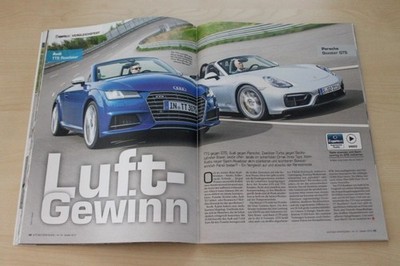 Auto Bild Sportscars 10/2015 Audi TTS Roadster mit 310PS besser als...?