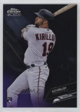 2021 Topps Chrome Black Purple Refractor /150 Alex Kirilloff #95 1oq8