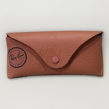 Authentic Ray-Ban Brown Sunglasses Eyeglasses Case Only Original Snap Case