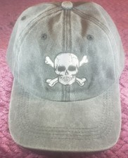 Skull and Crossbones Adjustable Baseball Cap