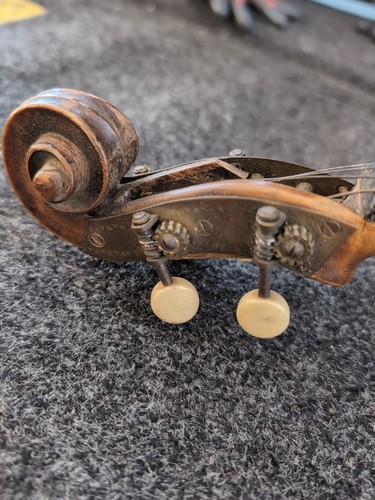 Vintage Violin I Took A Picture Of The Label Maker Carl Vulzar Germany - Picture 22 of 24