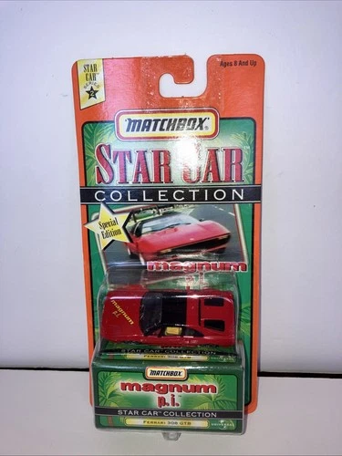 Vintage 1997 Matchbox Star Car Collection Magnum P.I. Ferrari 308 GTB Red NEW