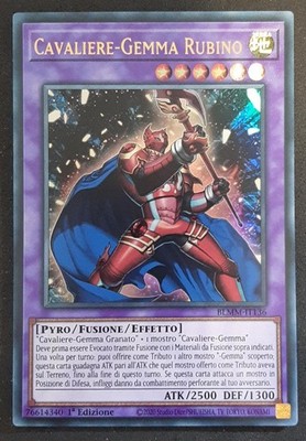 RITTER EDELSTEIN RUBIN Ultra Rare auf Italienisch BLMM-IT136 YUGIOH
